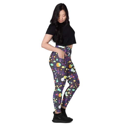 Orbit Pop on a Leggings with Pockets
