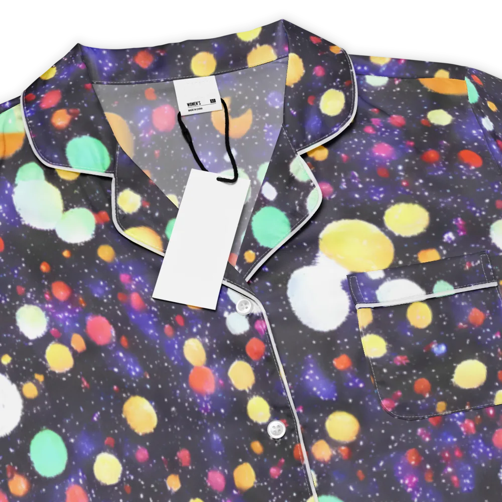 Orbit Pop on Women's Short Sleeve Pajama Top — Product details