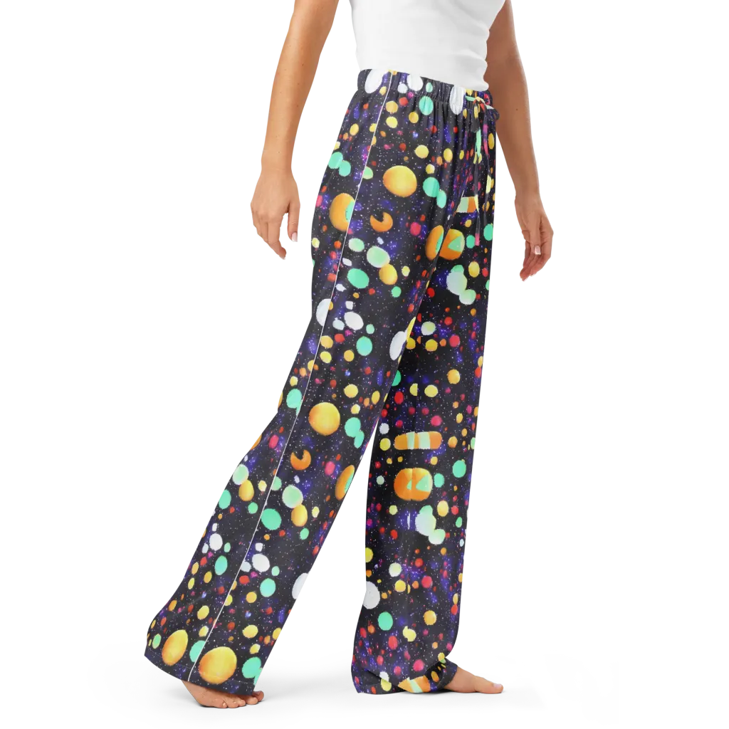 Orbit Pop on Women's Pajama Pants — Right Front
