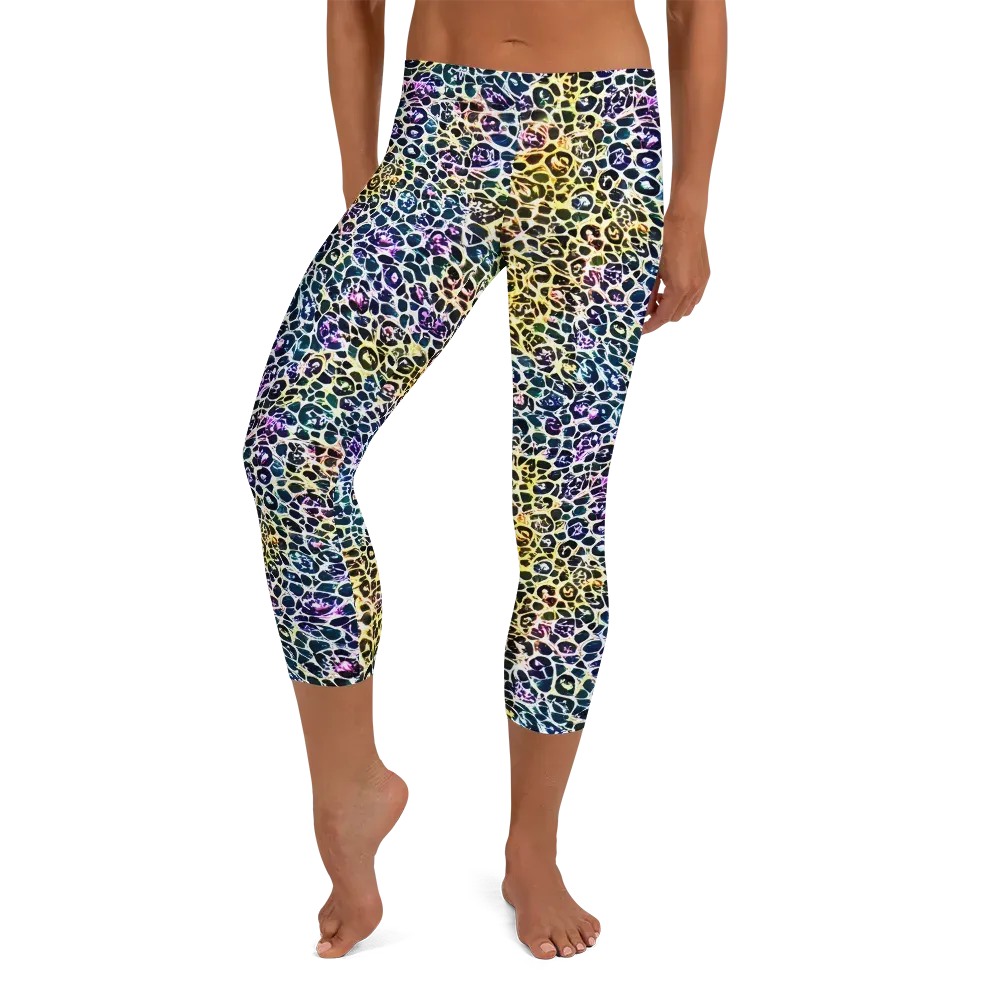 Midnight Mineral on Capri Leggings — Front