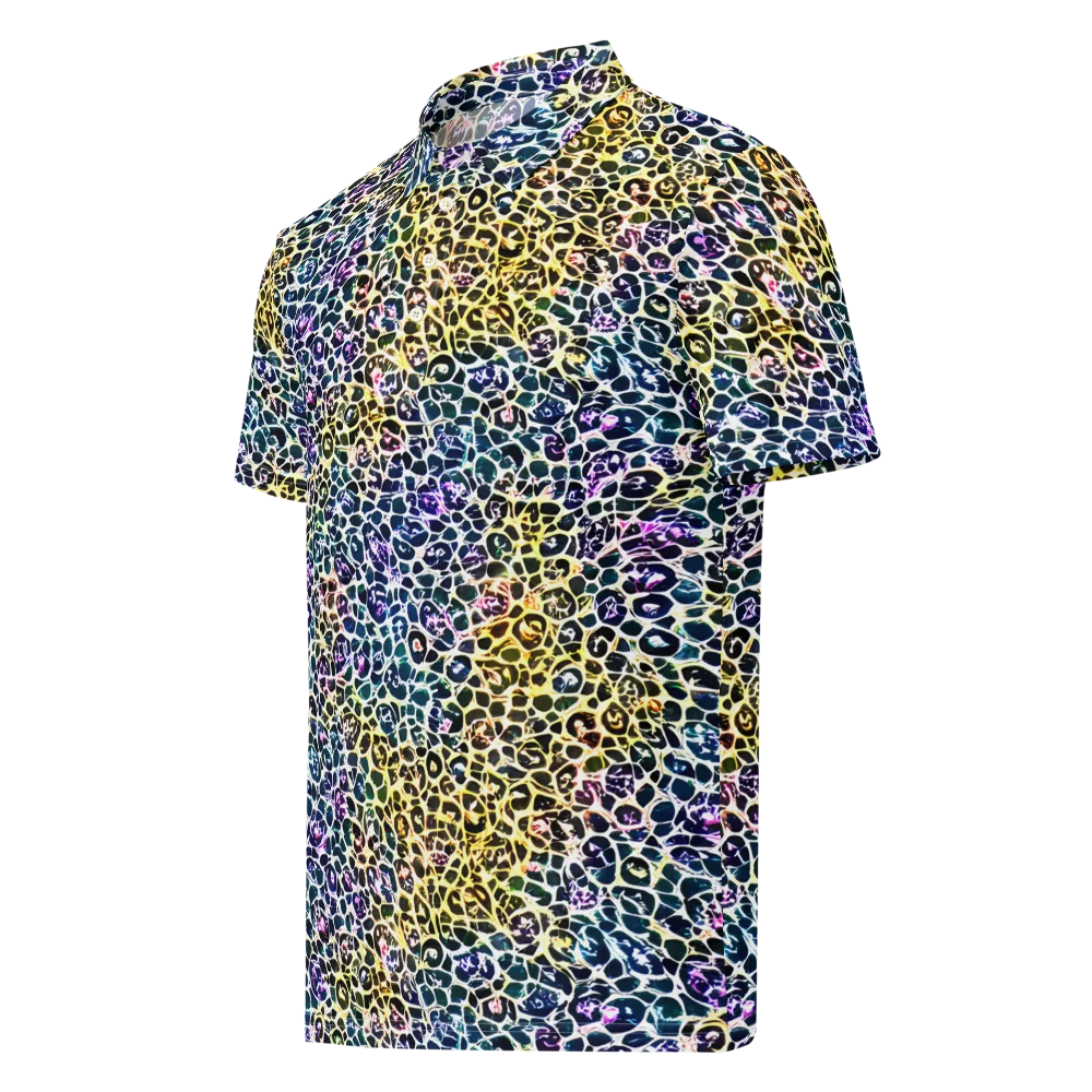 Midnight Mineral on Men's Slim Fit Polo Shirt — Left Front