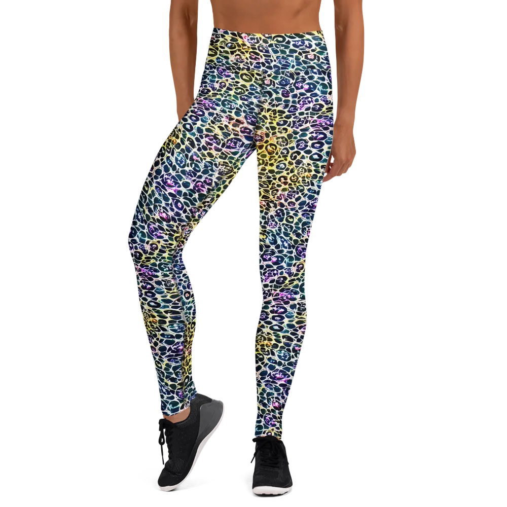 Midnight Mineral on Yoga Leggings — Front