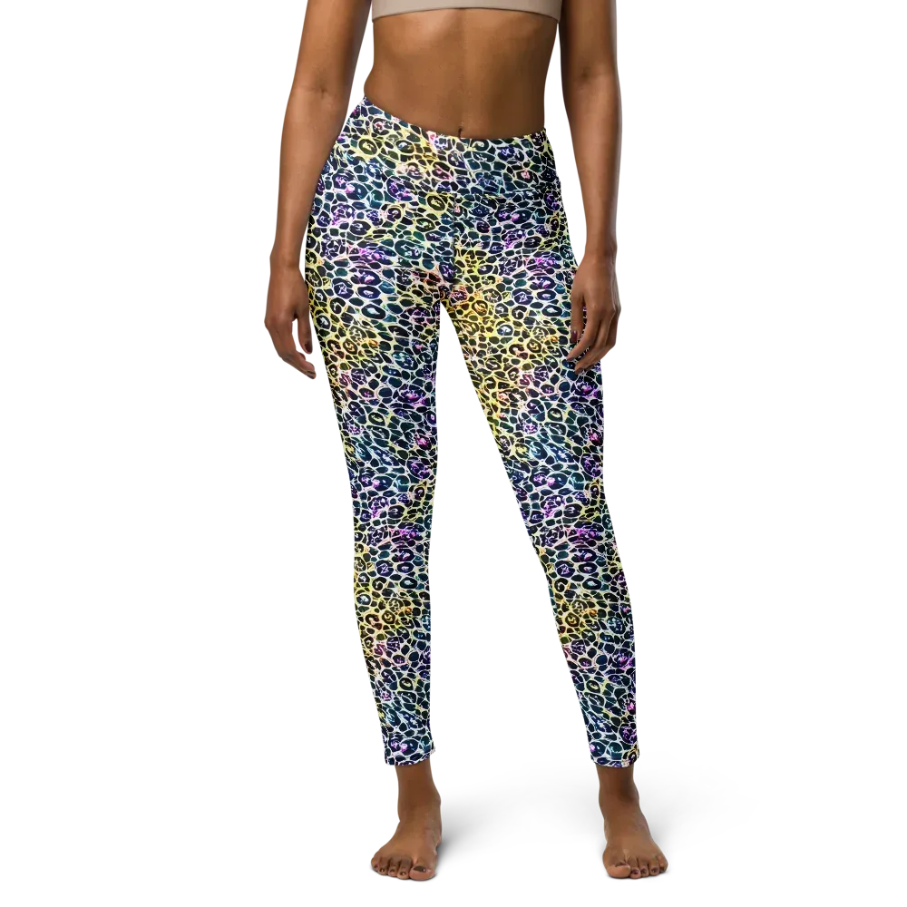 Midnight Mineral on Yoga Leggings — Front