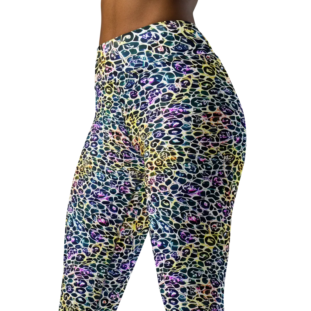 Midnight Mineral on Yoga Leggings — Left Front