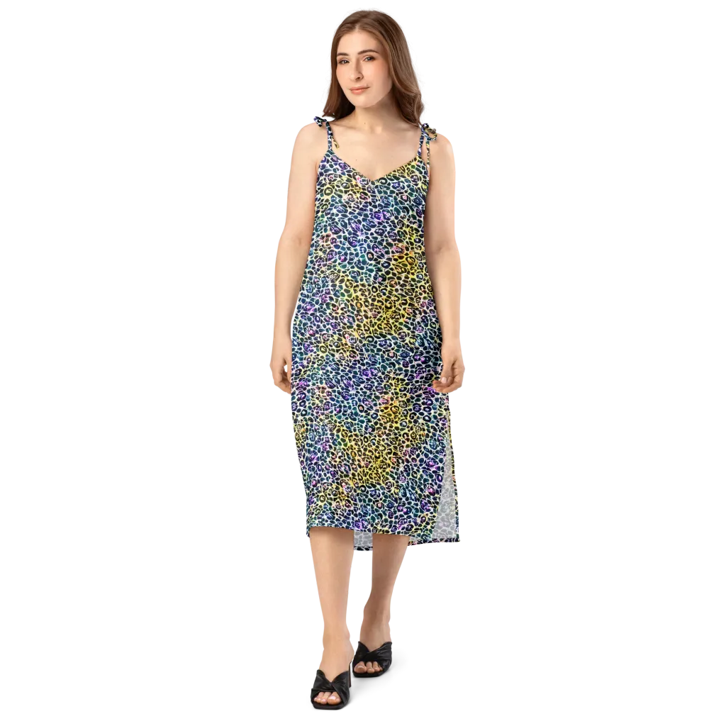 Midnight Mineral on Slip Dress — Front