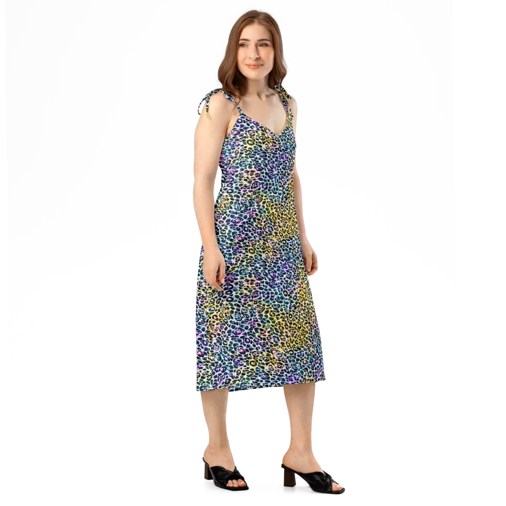Midnight Mineral on Slip Dress — Right Front