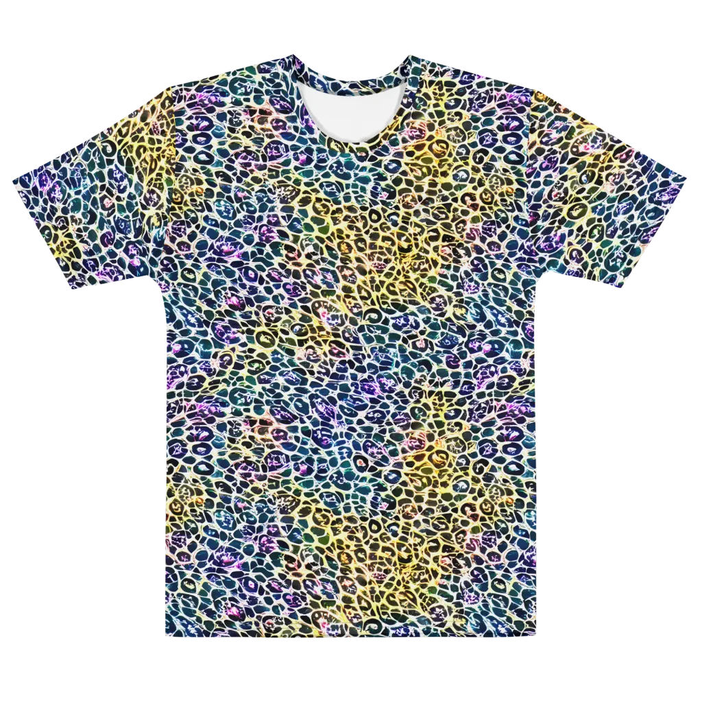 Midnight Mineral on Men's Cotton Crew Neck T-Shirt — Front