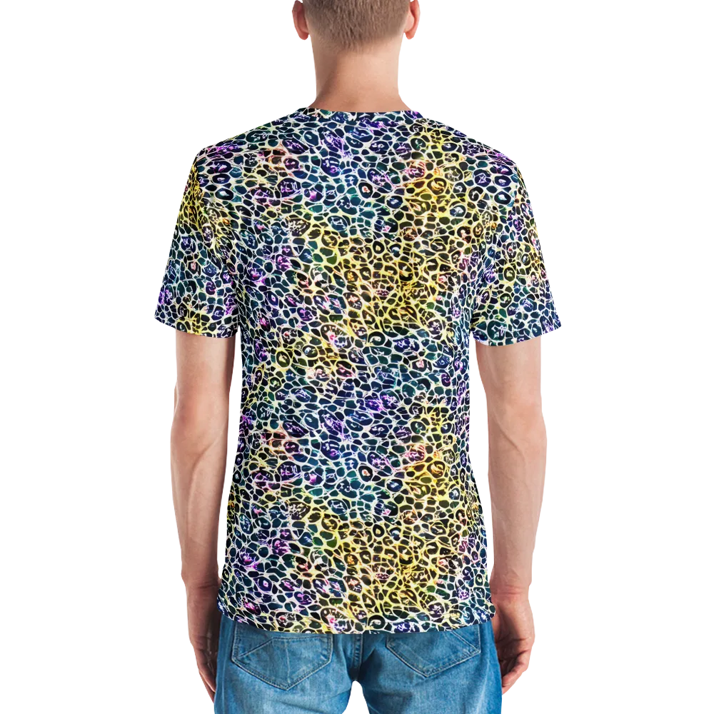 Midnight Mineral on Men's Crew Neck T-Shirt — Back