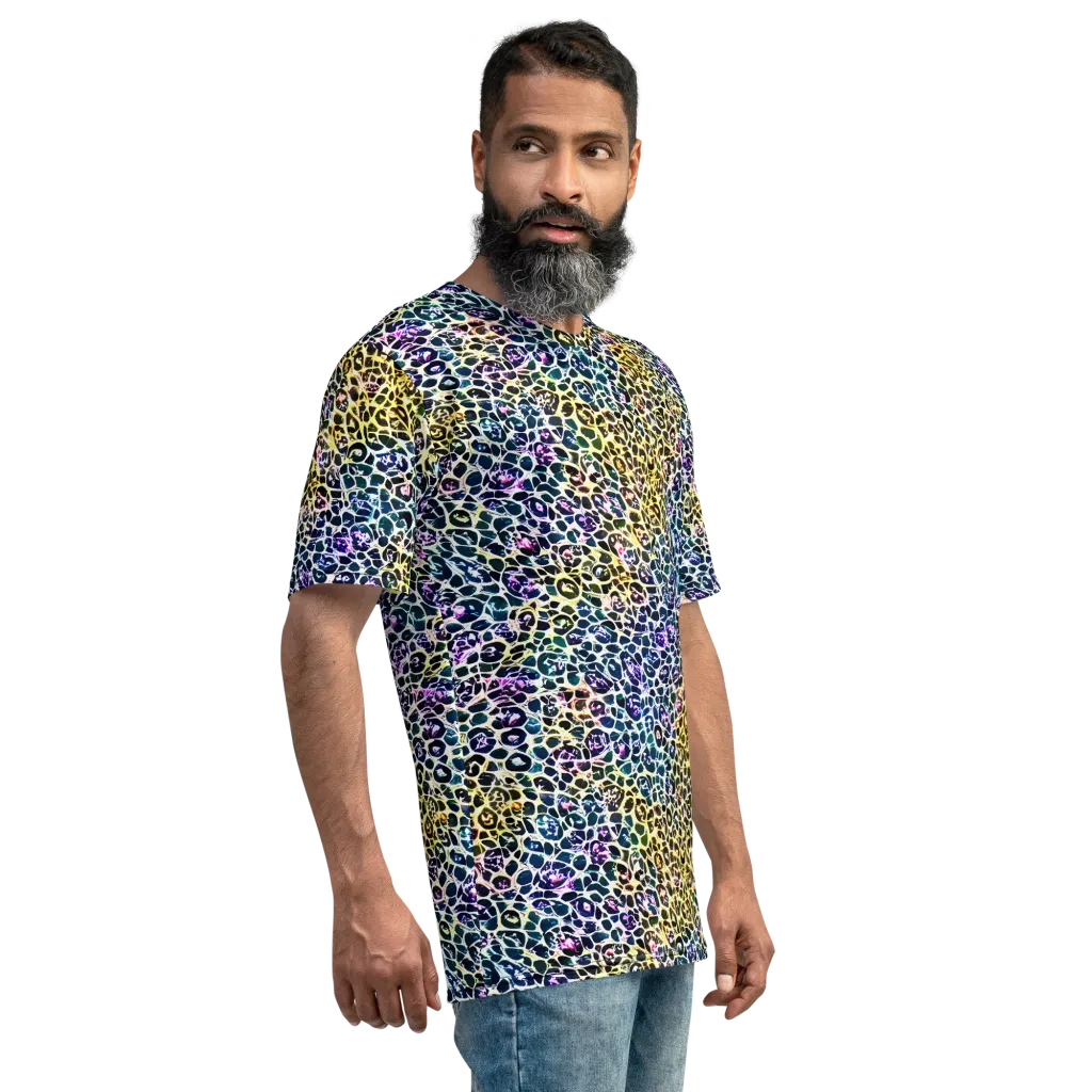 Midnight Mineral on Men's Crew Neck T-Shirt — Right