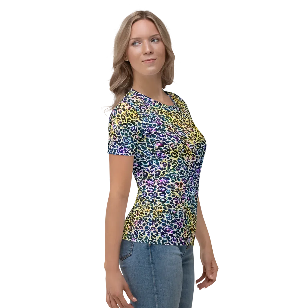 Midnight Mineral on Women's Crew Neck T-Shirt — Right