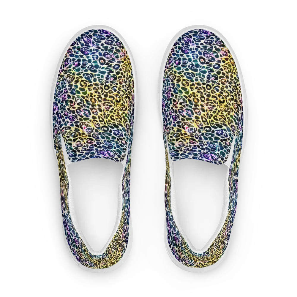 Midnight Mineral on Men's Slip-On Canvas Shoes — Front