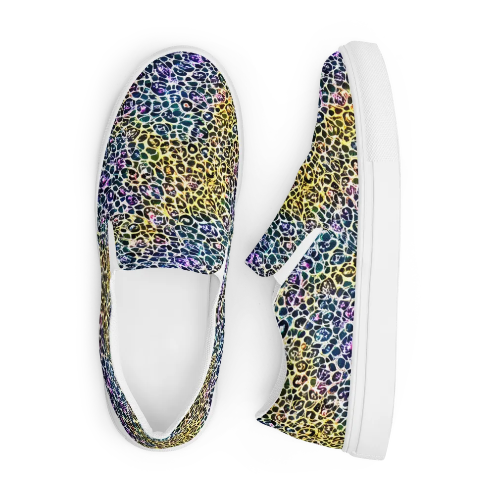 Midnight Mineral on Men's Slip-On Canvas Shoes — Front