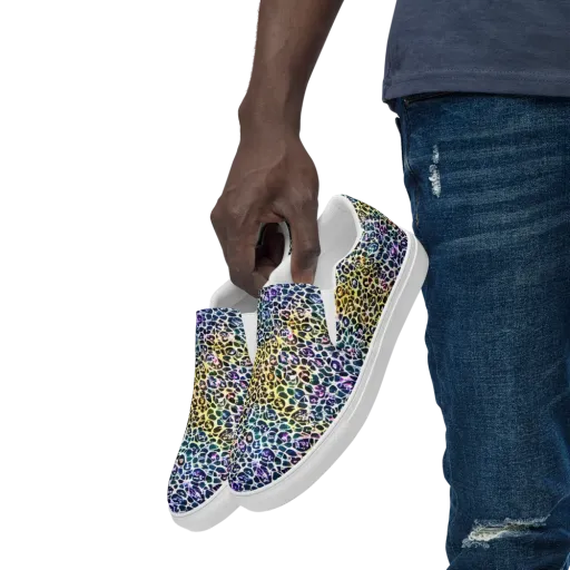 Midnight Mineral on a Men's Slip-On Canvas Shoes