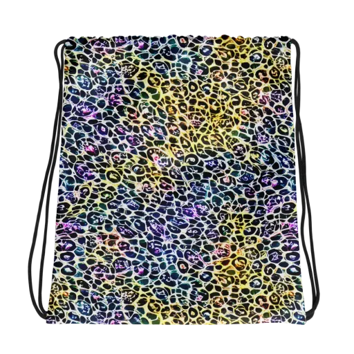 Midnight Mineral on a Drawstring Bag