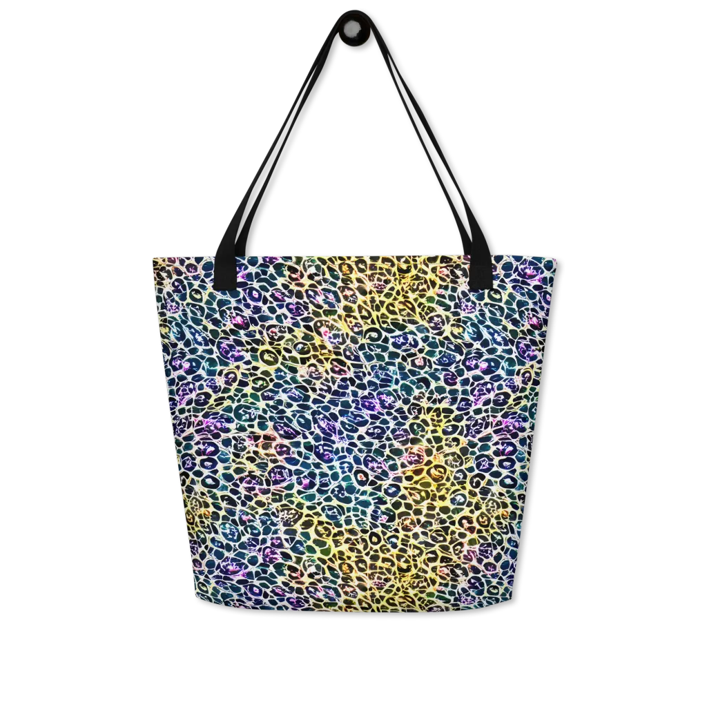 Midnight Mineral on Large Tote Bag W/ Pocket — Front