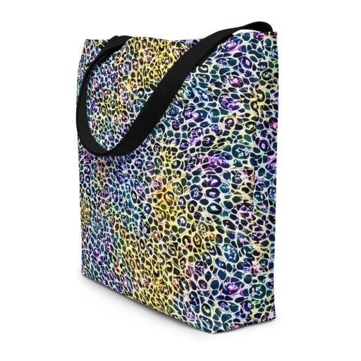 Midnight Mineral on a Large Tote Bag W/ Pocket