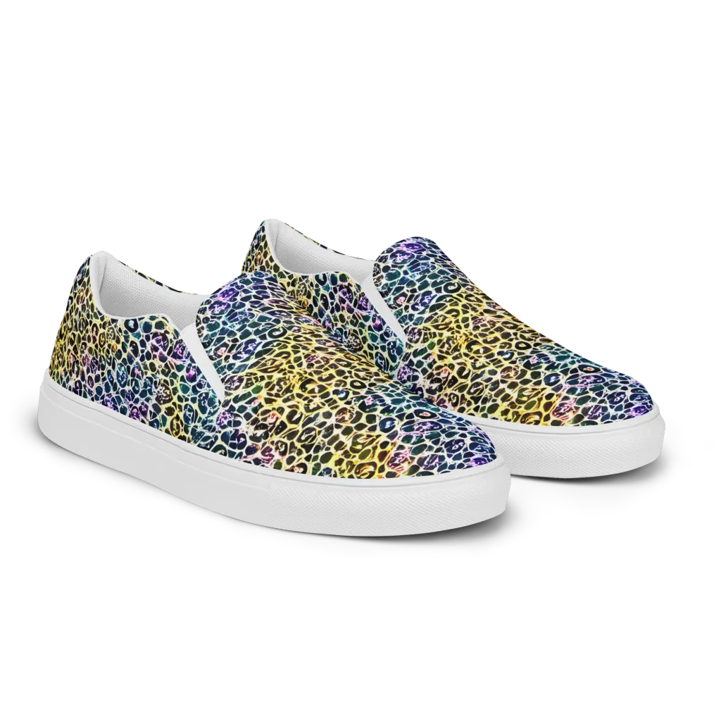 Midnight Mineral on Women's Slip-On Canvas Shoes — Right Front