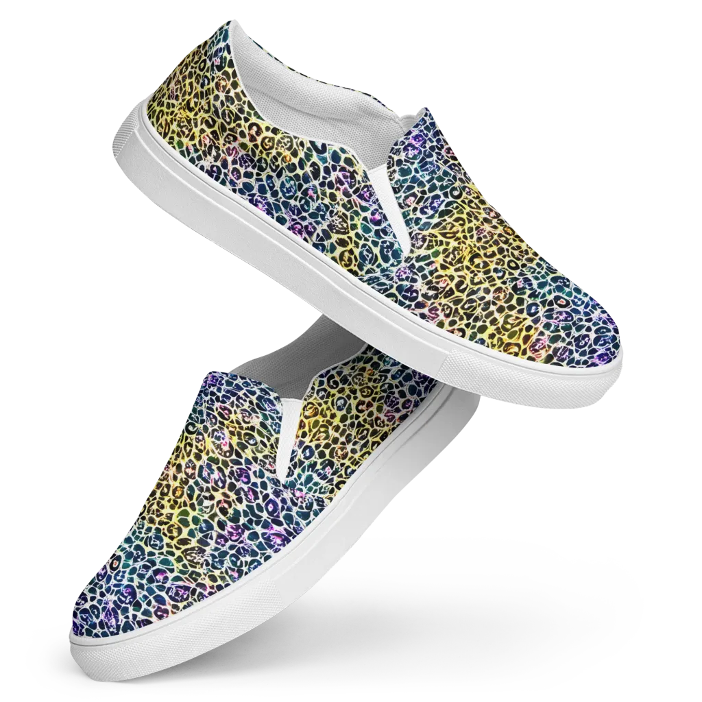 Midnight Mineral on Women's Slip-On Canvas Shoes — Front