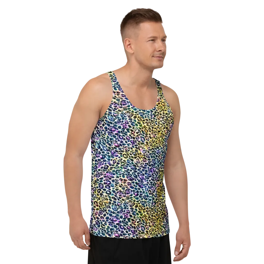 Midnight Mineral on Men's Tank Top — Right Front