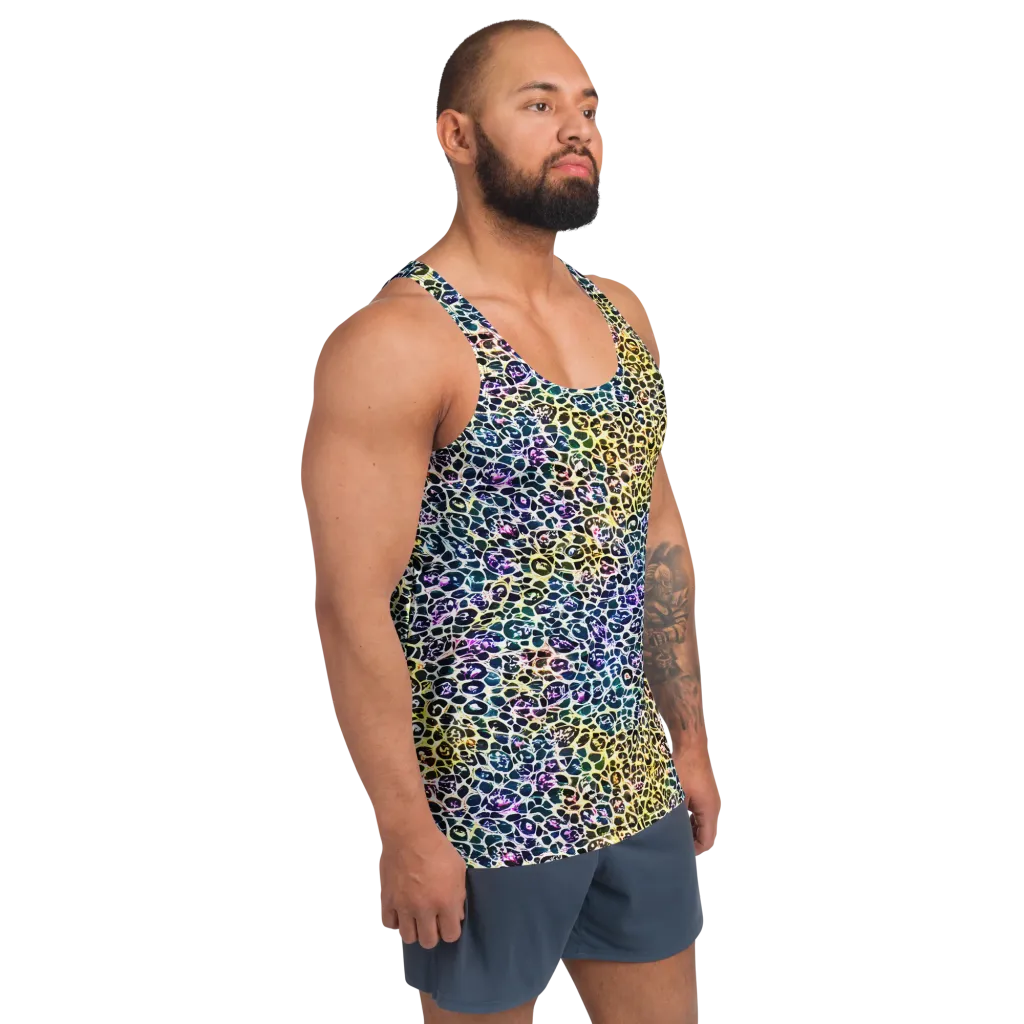 Midnight Mineral on Men's Tank Top — Right Front