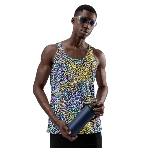 Midnight Mineral on a Men's Tank Top