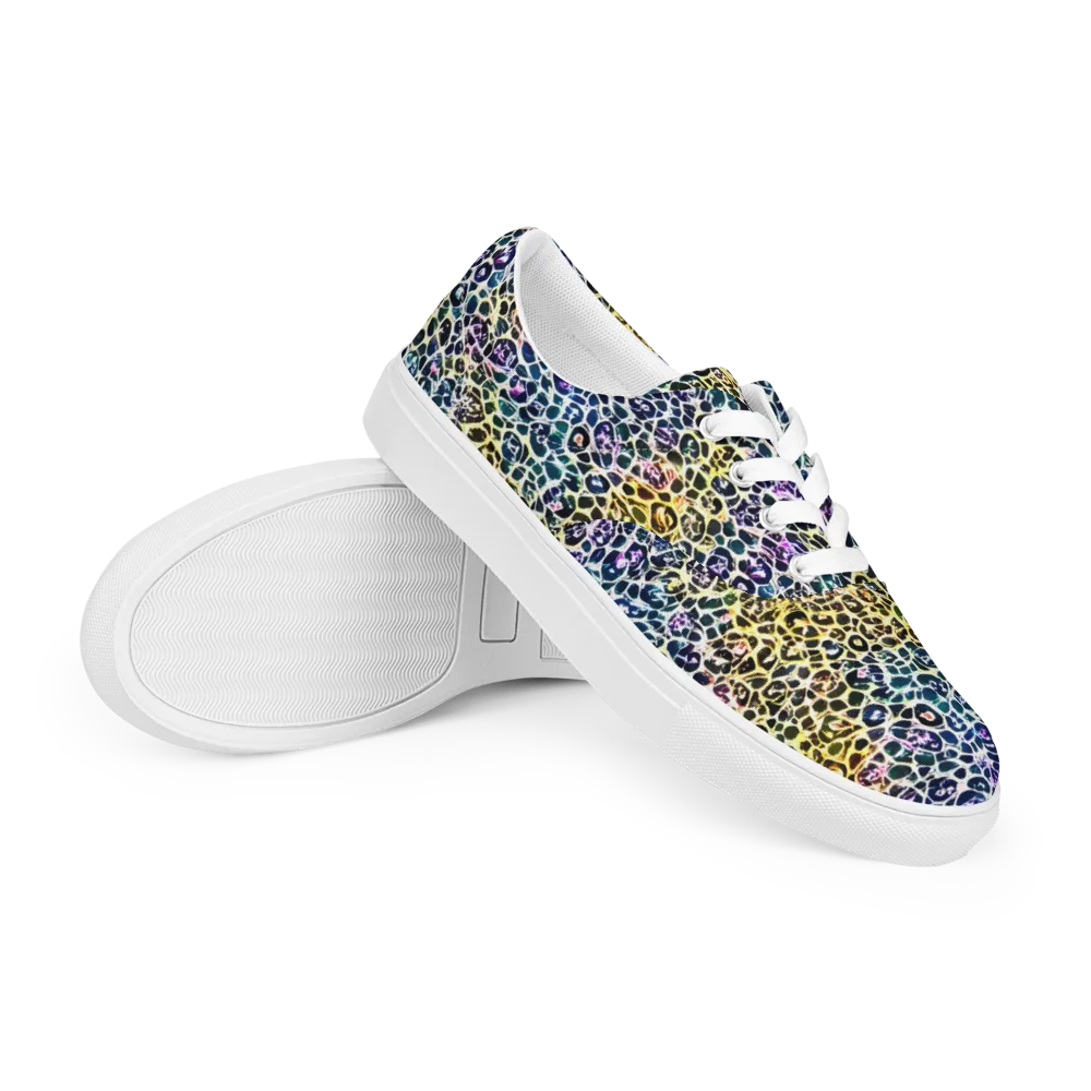 Midnight Mineral on Men's Lace-Up Canvas Shoes — Right Front