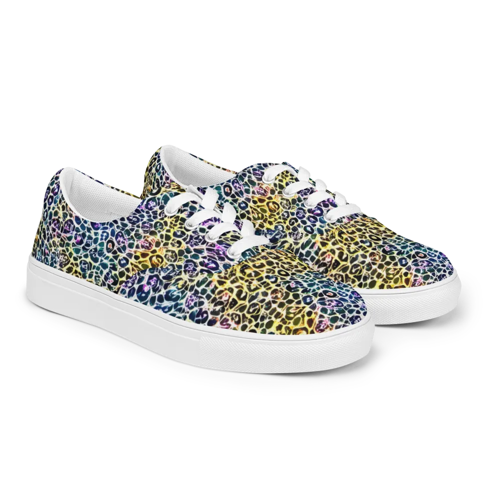 Midnight Mineral on Men's Lace-Up Canvas Shoes — Right Front