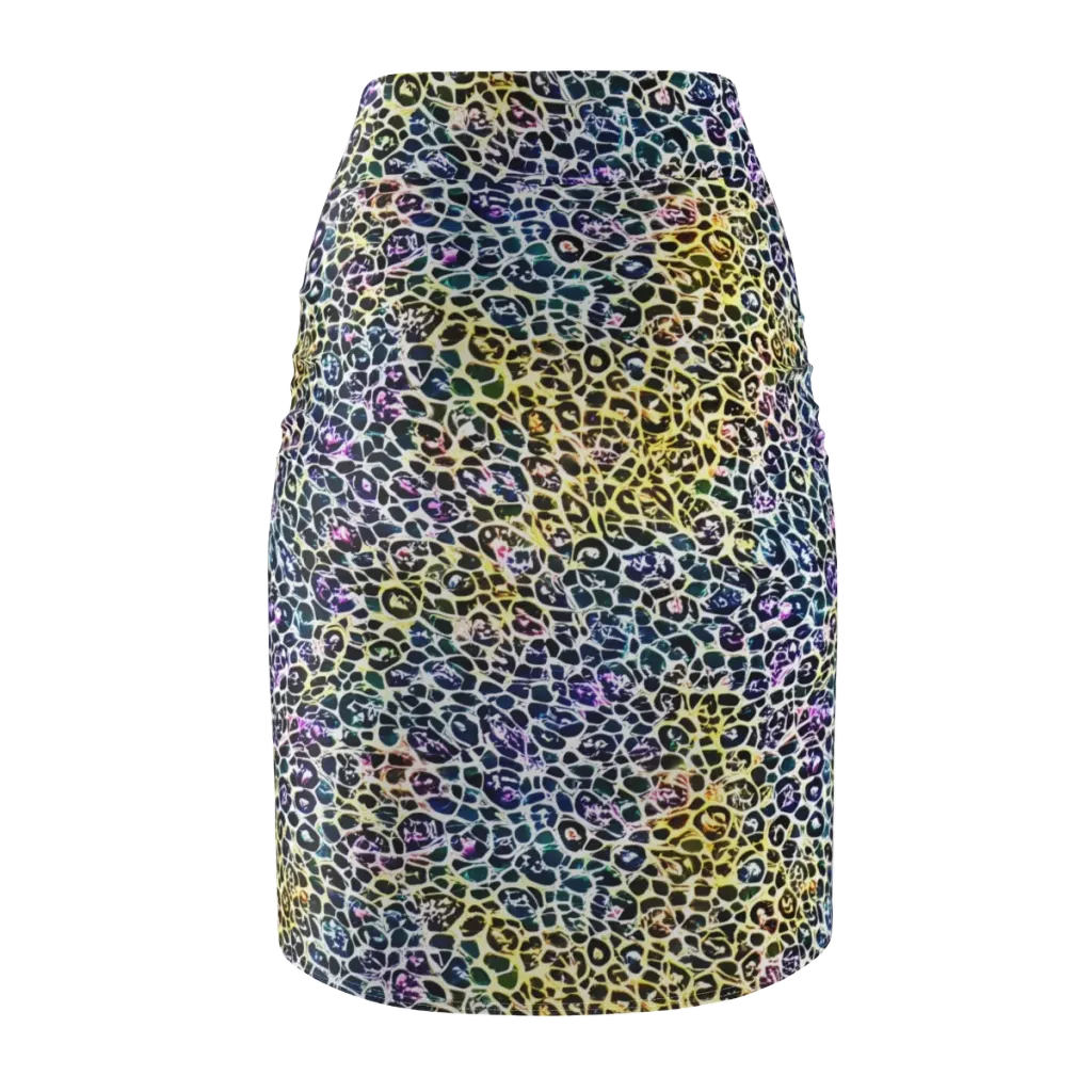 Midnight Mineral on Pencil Skirt — Back