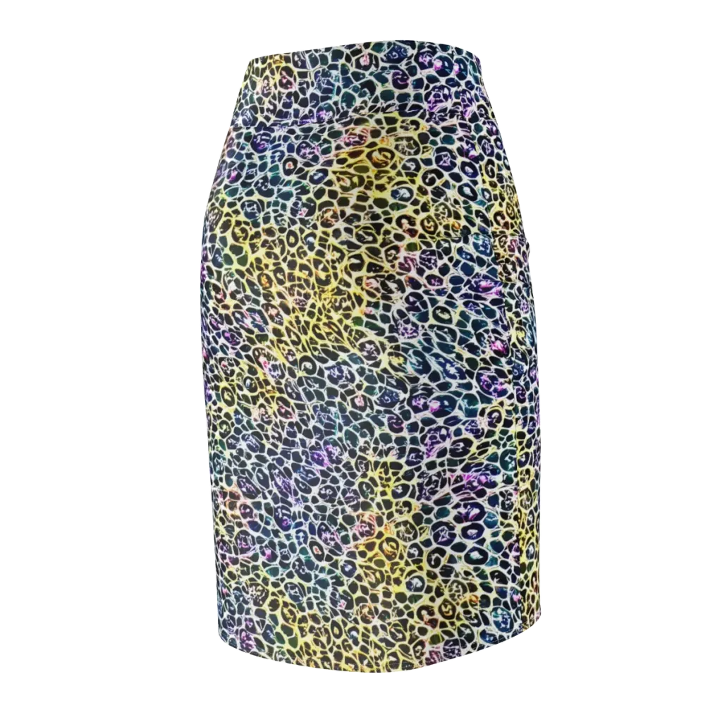 Midnight Mineral on Pencil Skirt — Back Side