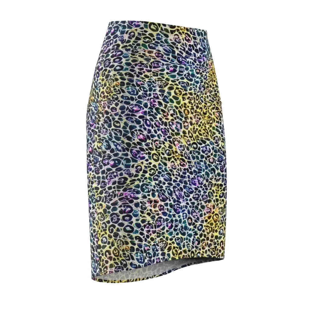 Midnight Mineral on Pencil Skirt — Front Side