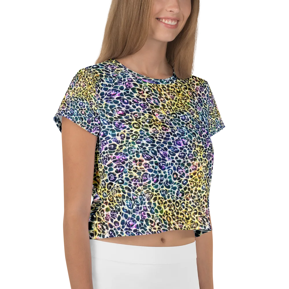 Midnight Mineral on Crop Tee — Right