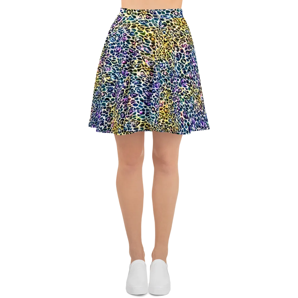 Midnight Mineral on Skater Skirt — Front