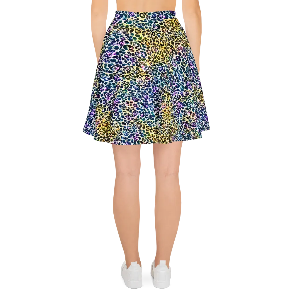 Midnight Mineral on Skater Skirt — Back