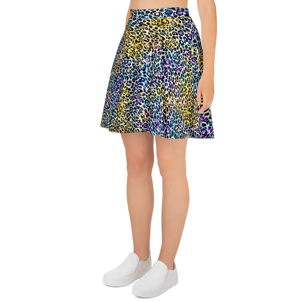 Midnight Mineral on Skater Skirt — Left