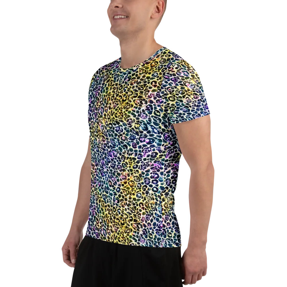 Midnight Mineral on Men's Athletic T-Shirt — Left