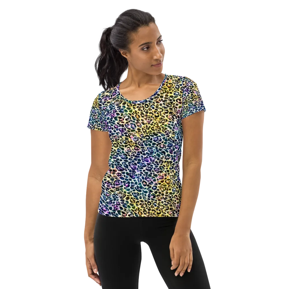 Midnight Mineral on Women's Athletic T-Shirt — Front