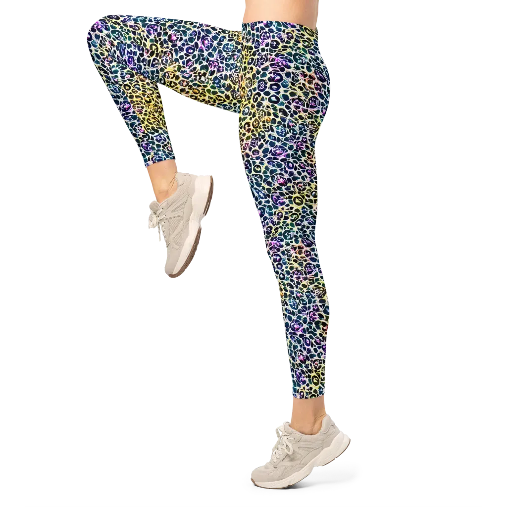 Midnight Mineral on Leggings — Left