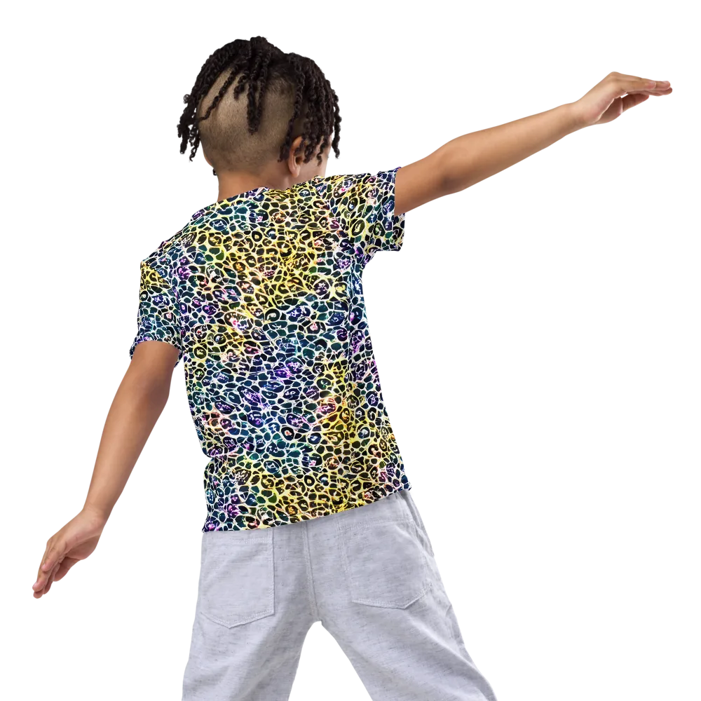 Midnight Mineral on Kids Crew Neck T-Shirt — Back