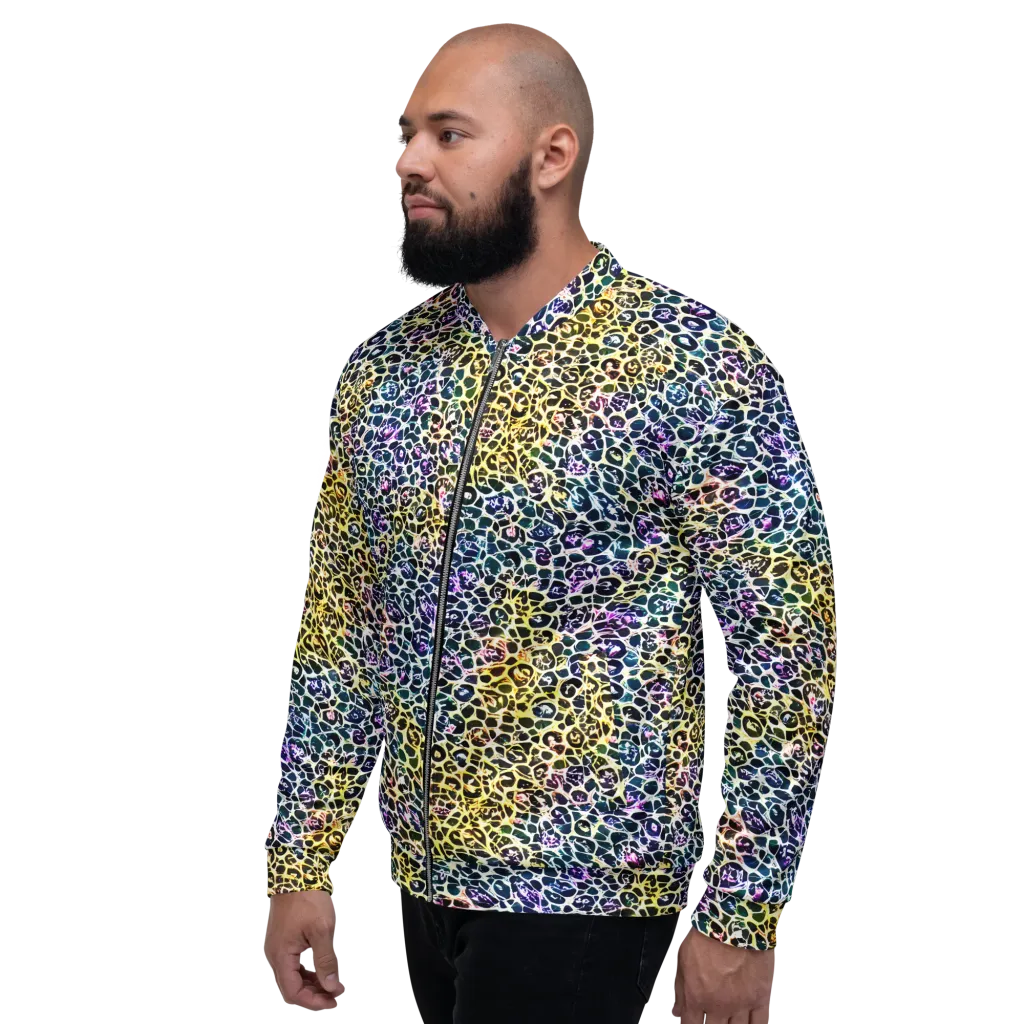 Midnight Mineral on Bomber Jacket — Left