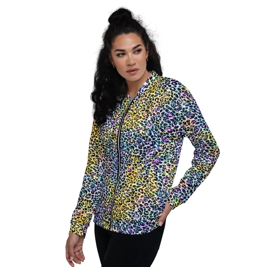Midnight Mineral on Bomber Jacket — Left