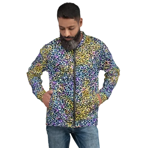 Midnight Mineral on a Bomber Jacket