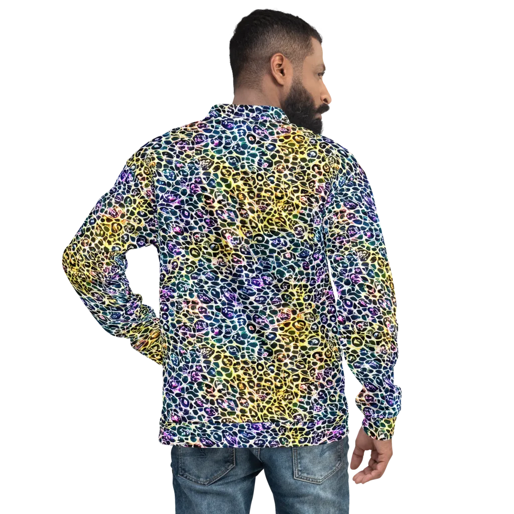 Midnight Mineral on Bomber Jacket — Back