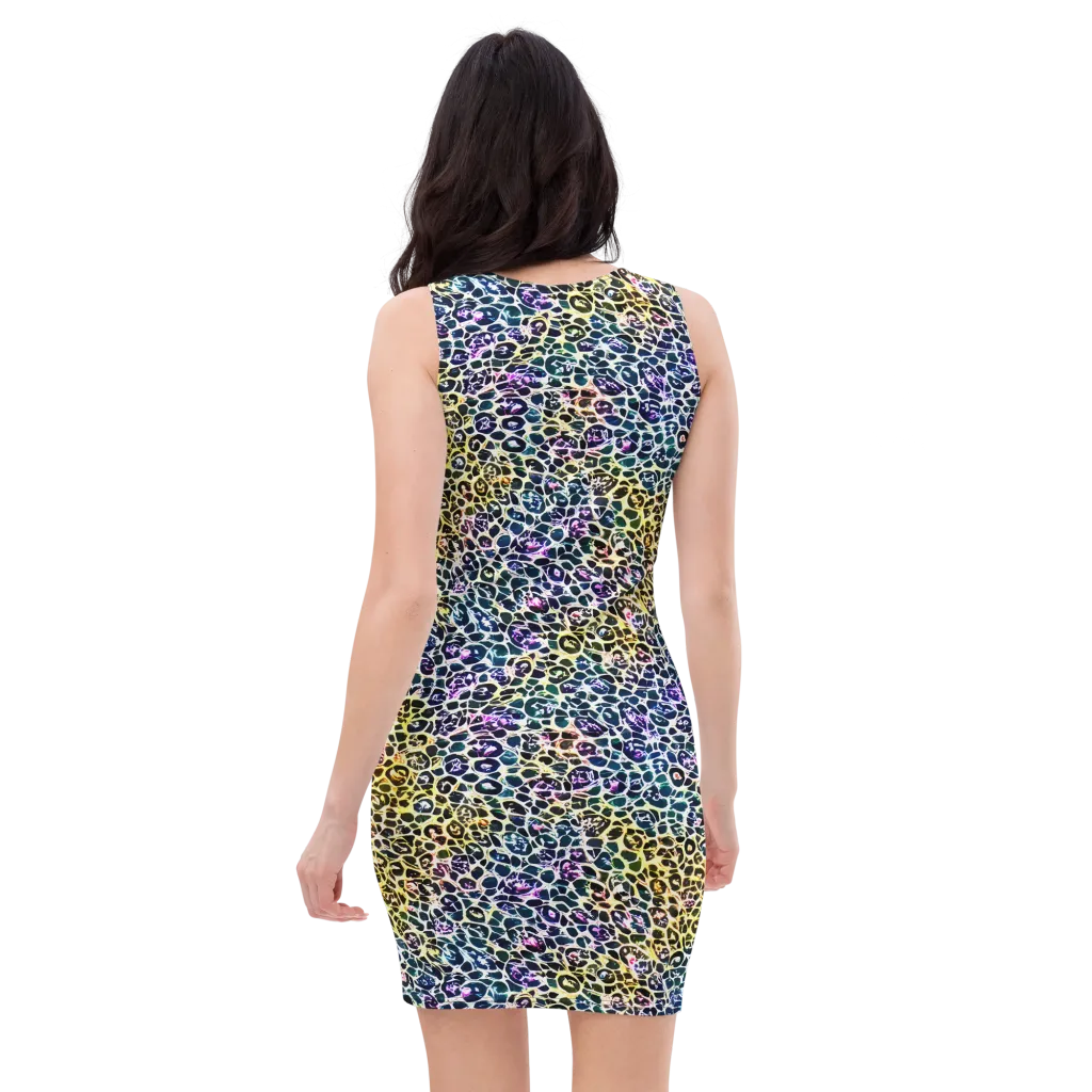 Midnight Mineral on Bodycon Dress — Back