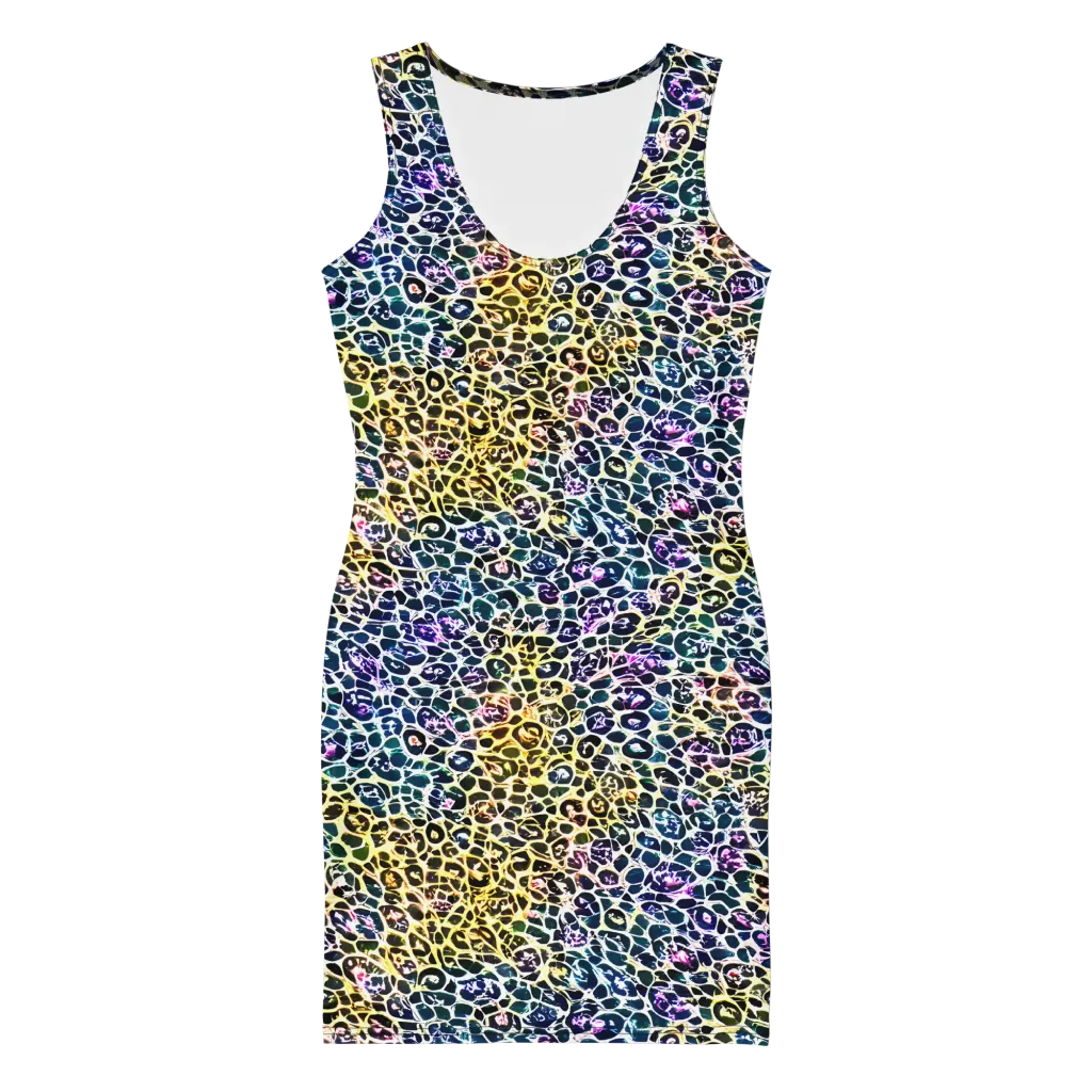 Midnight Mineral on Bodycon Dress — Front
