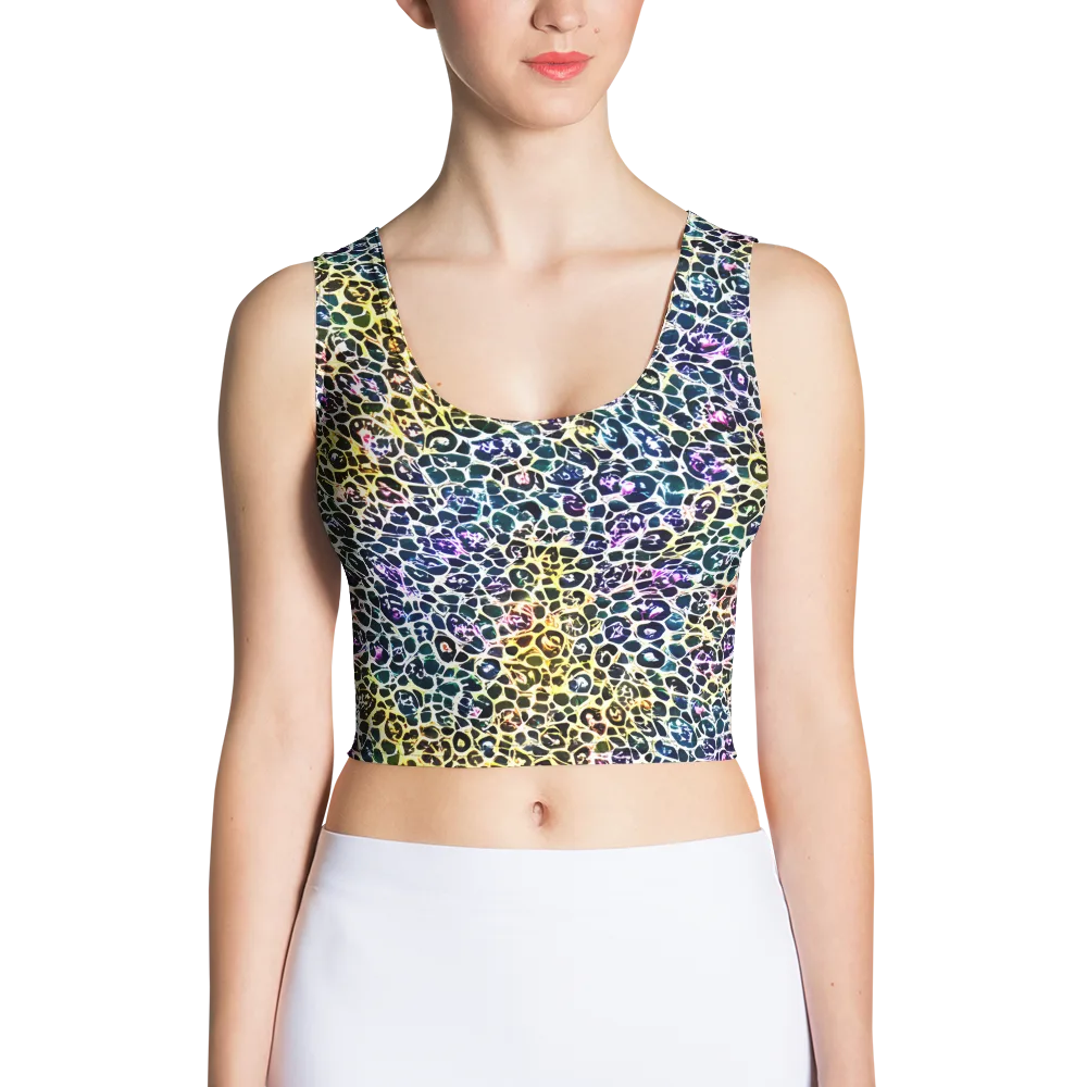 Midnight Mineral on Crop Top — Front