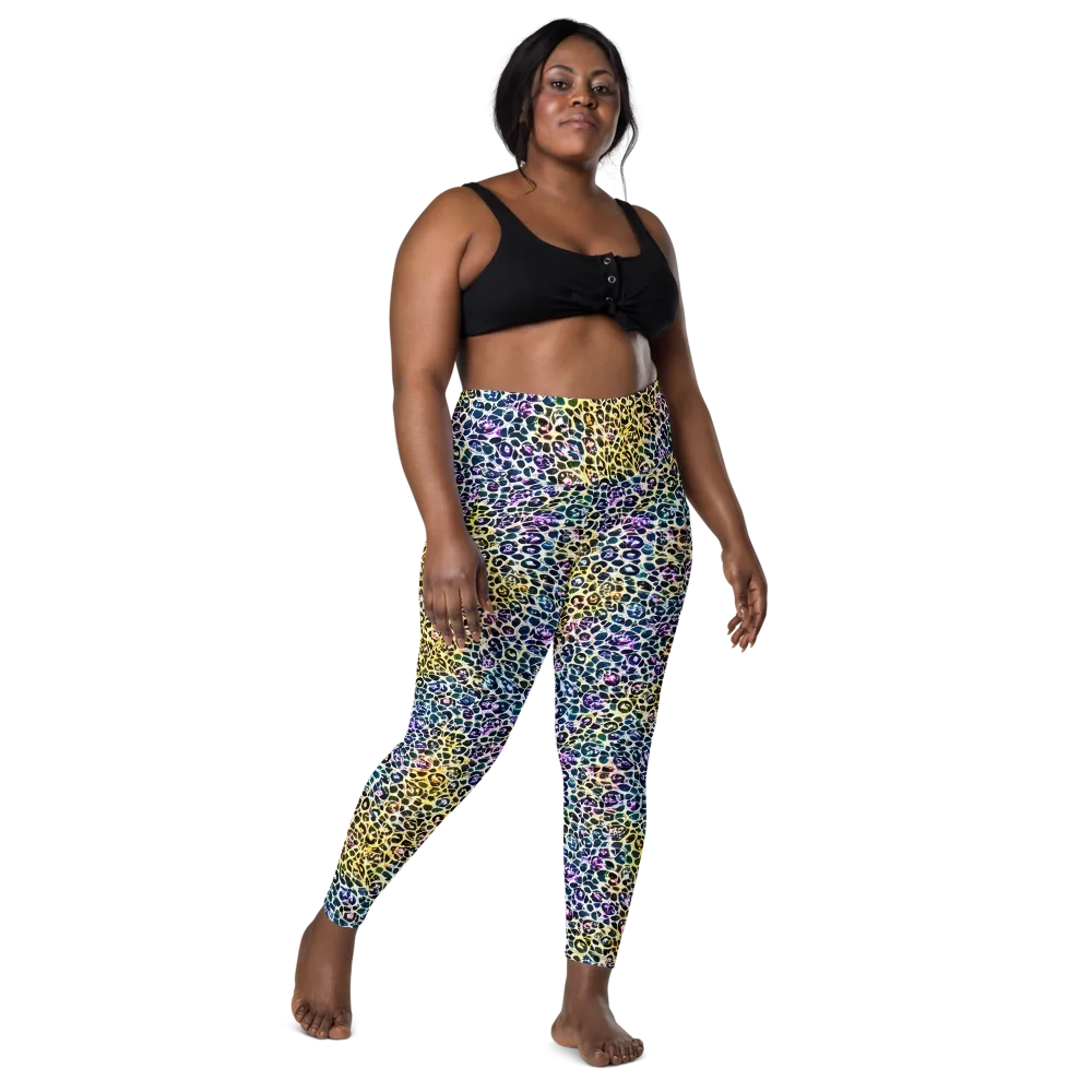Midnight Mineral on Leggings with Pockets — Front