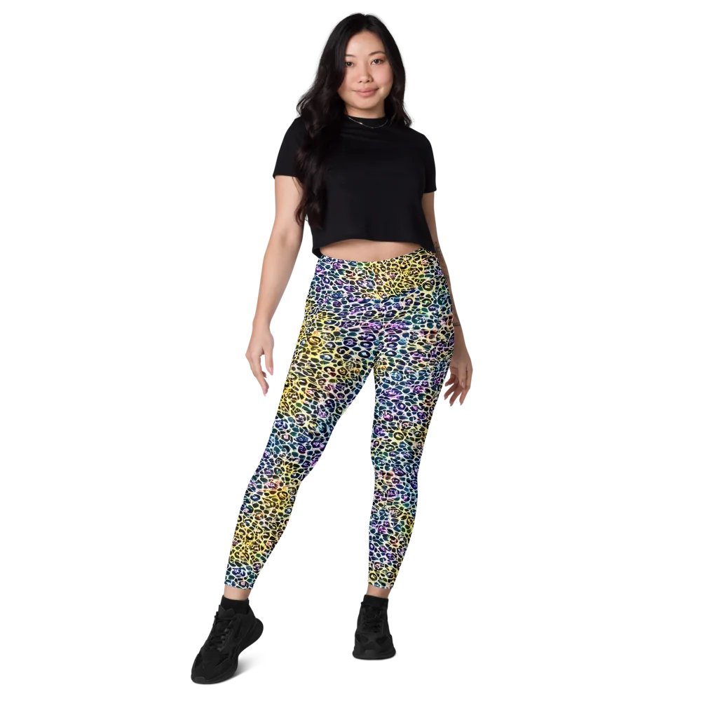 Midnight Mineral on Leggings with Pockets — Front