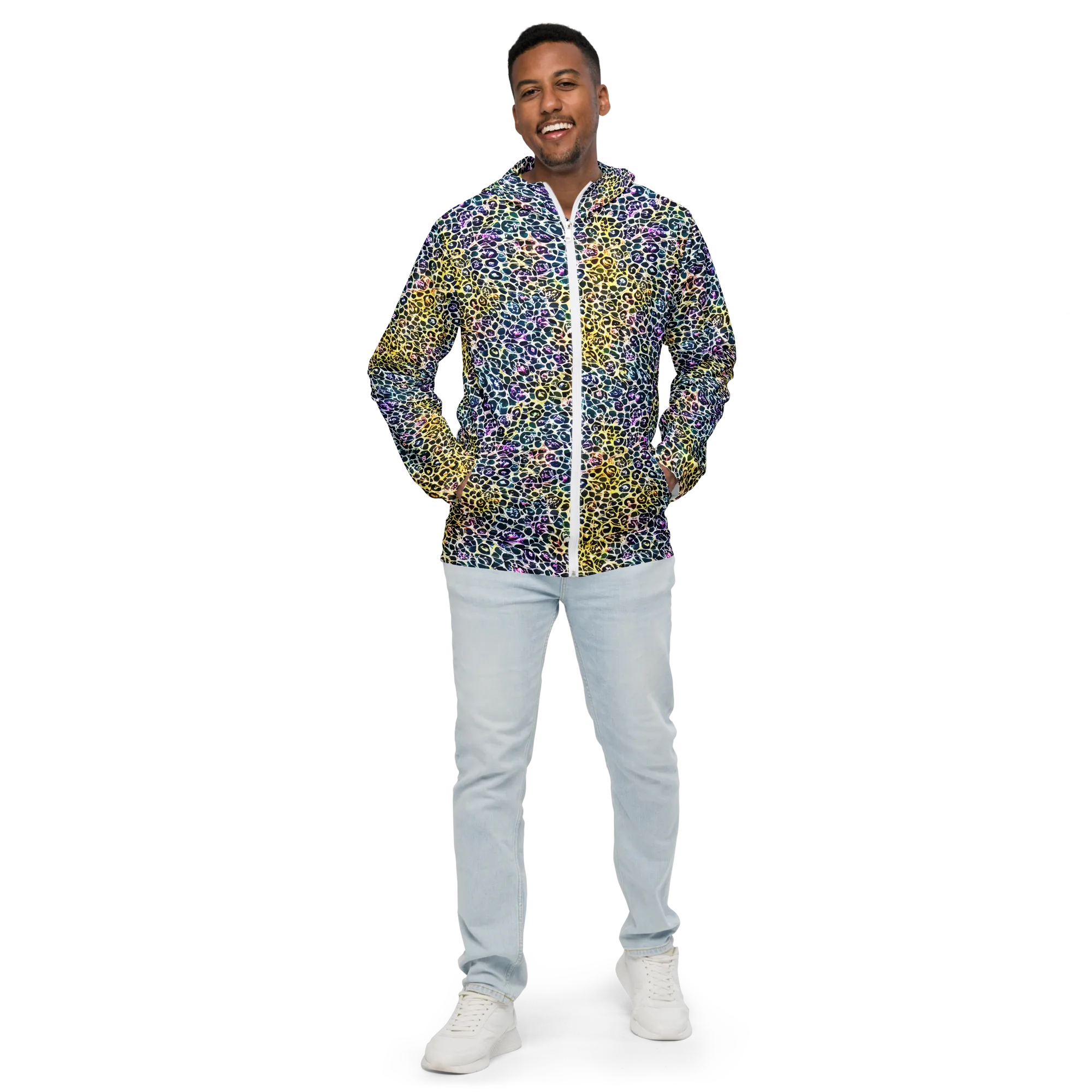 Midnight Mineral on Men's Windbreaker — Front