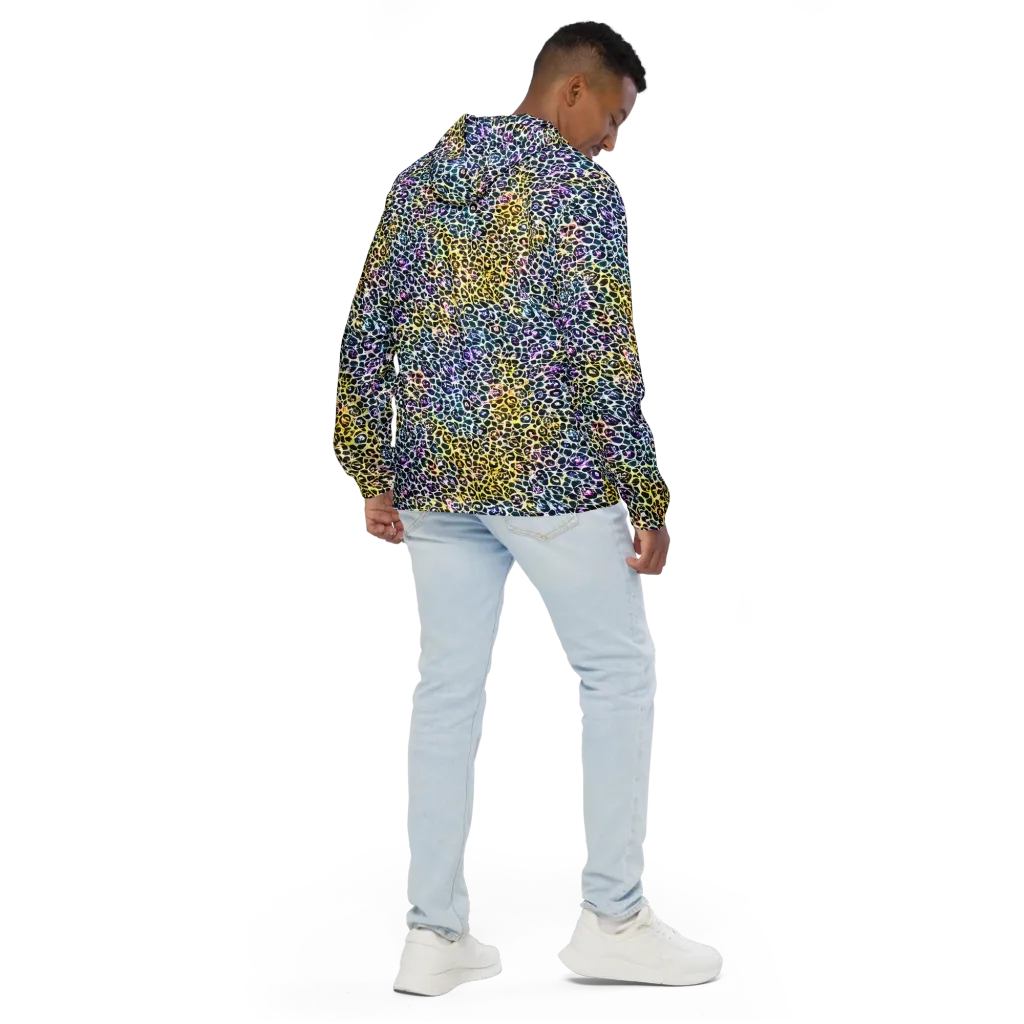 Midnight Mineral on Men's Windbreaker — Back