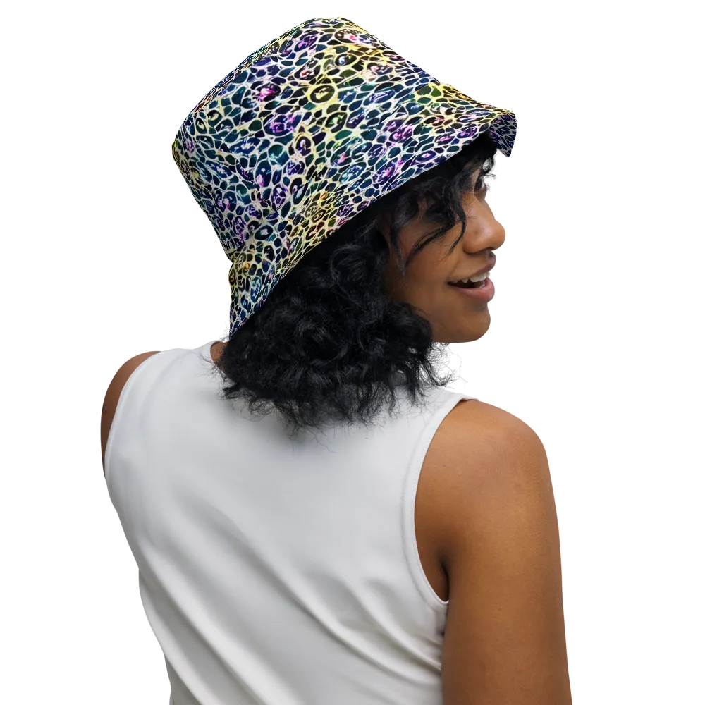 Midnight Mineral on Reversible Bucket Hat — Right Outside